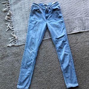 Levi high rise skinny 721 jeans